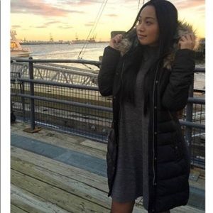 Abercrombie long puffed jacket xs